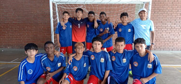 ¡Orgullo Adielista: campeones del torneo intercolegiado pre juvenil masculino de futsal
